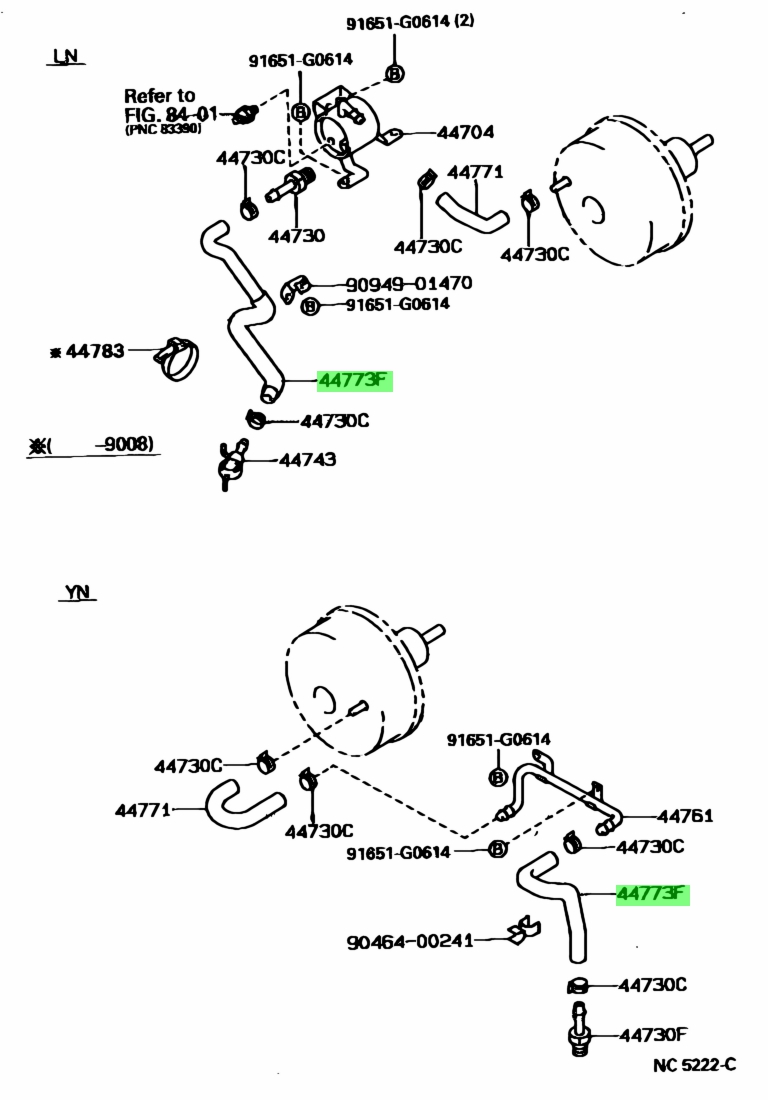 Toyota Hose Union To Check Valve