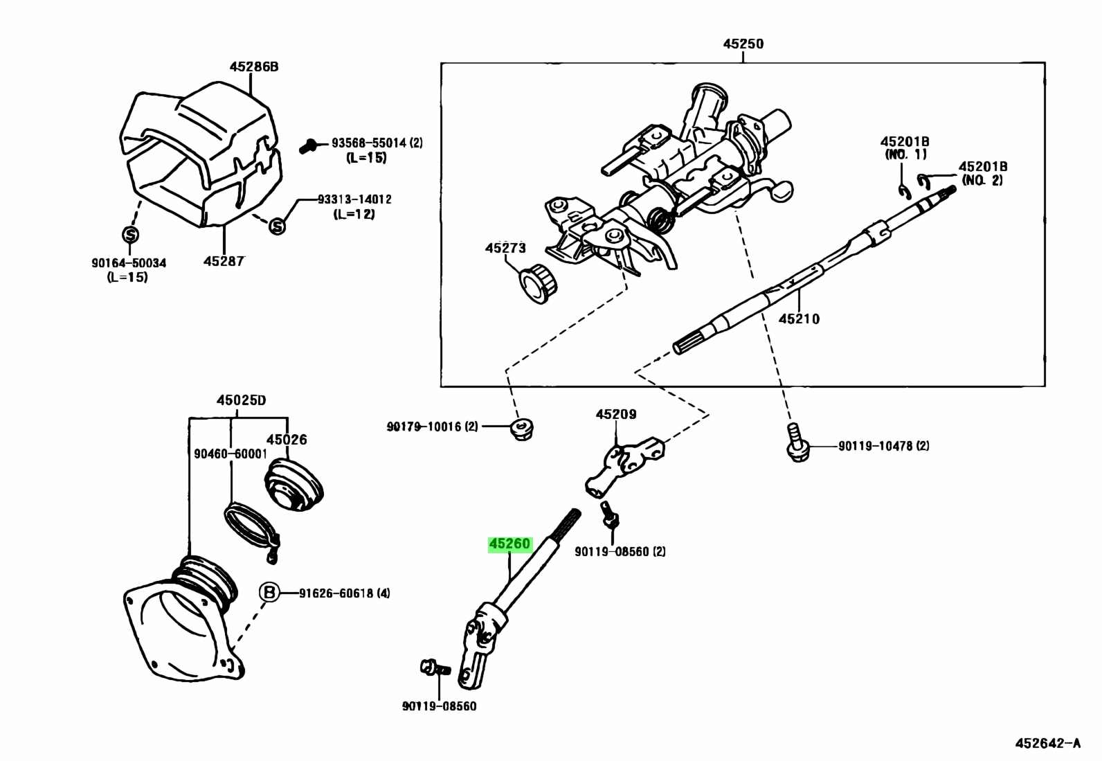 Toyota45260-44050(4526044050)