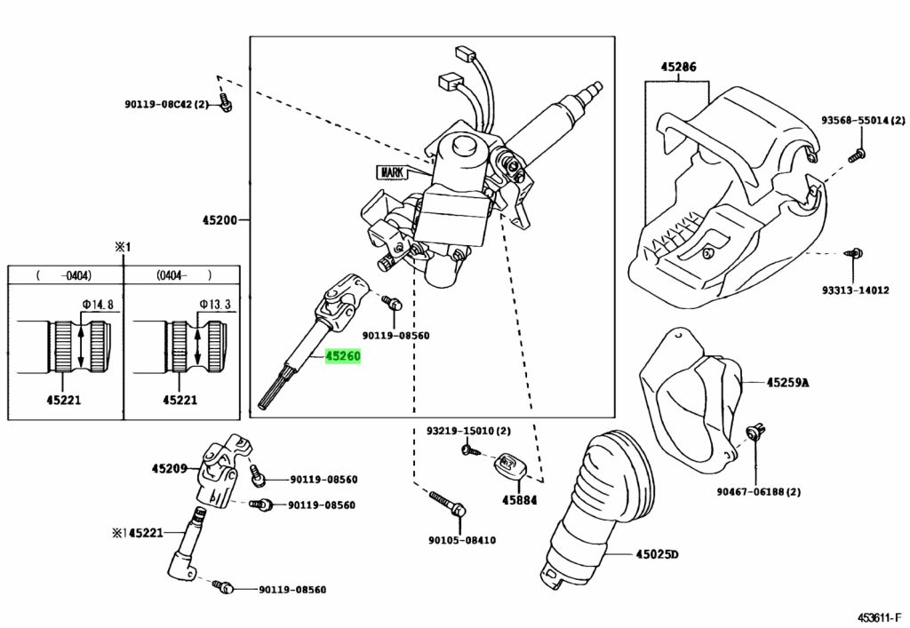 Buy Genuine Toyota Shaft Assy Steering