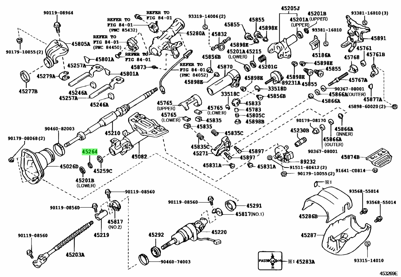 Купить Toyota 4526460020 (45264-60020) Шайба. Цены, быстрая доставка ...