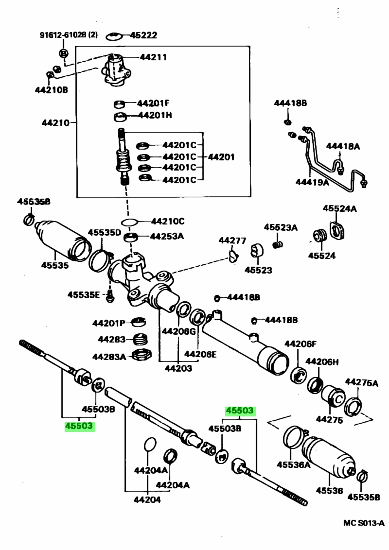 Toyota45503-29435(4550329435)