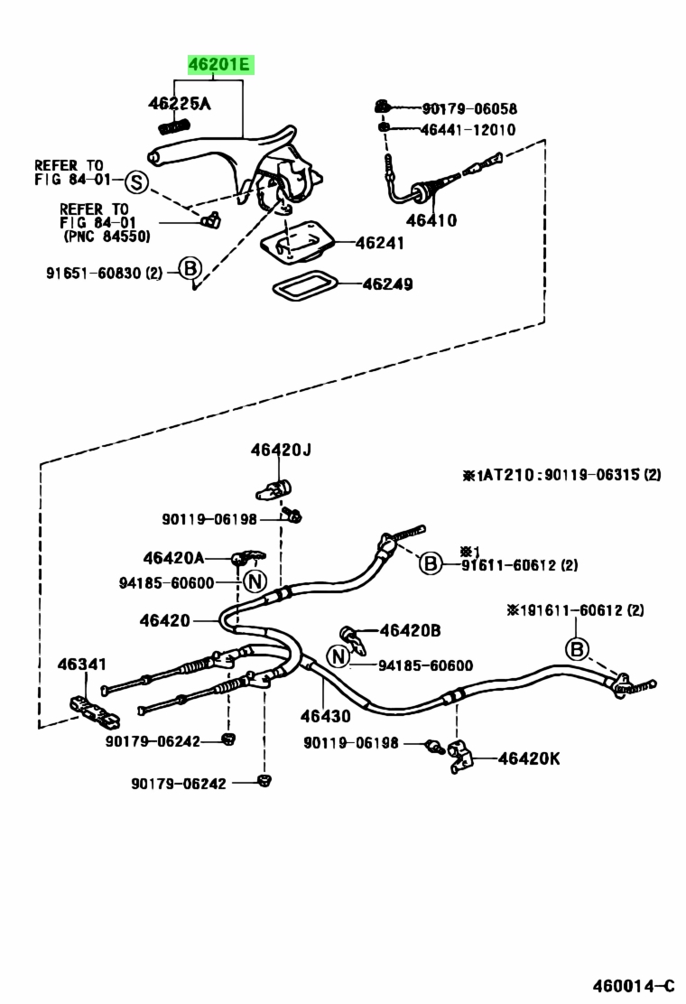 Toyota46201-20340-C0(4620120340C0)