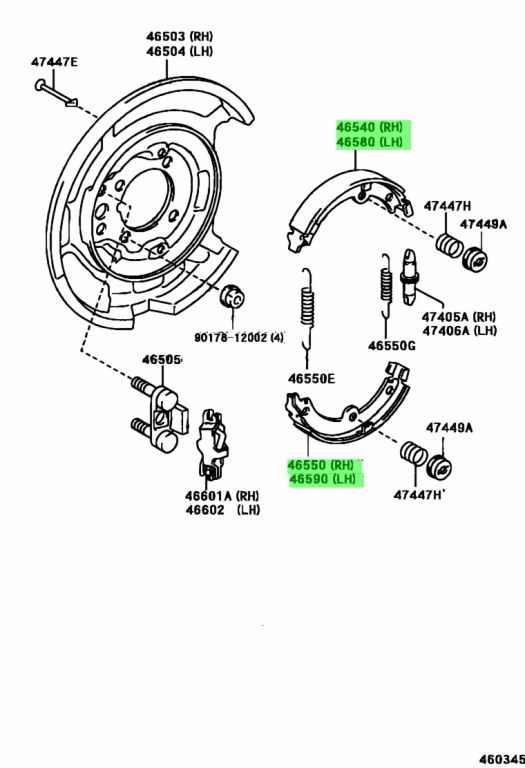 Toyota 46530 60020