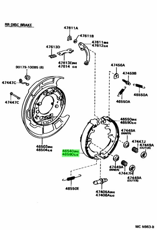 Toyota 46540 20070