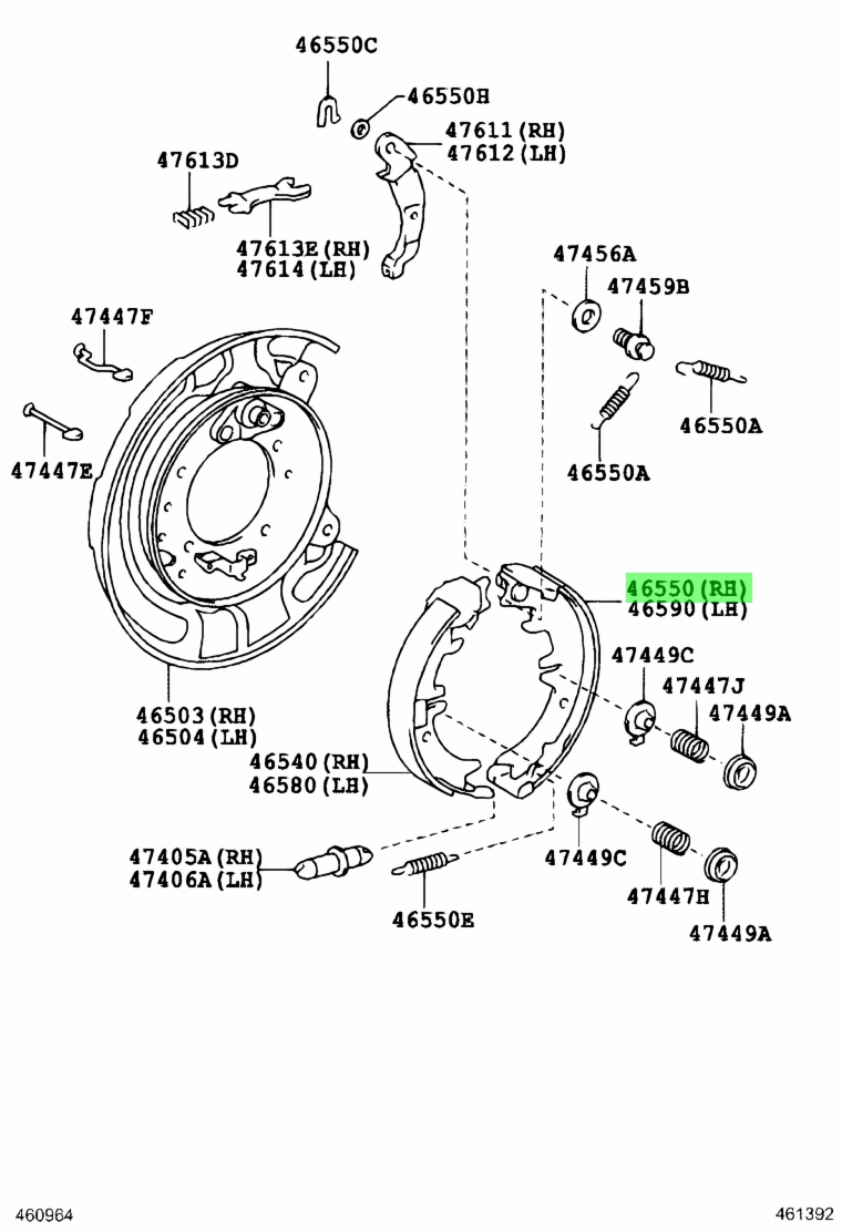 Toyota46550-48010(4655048010)