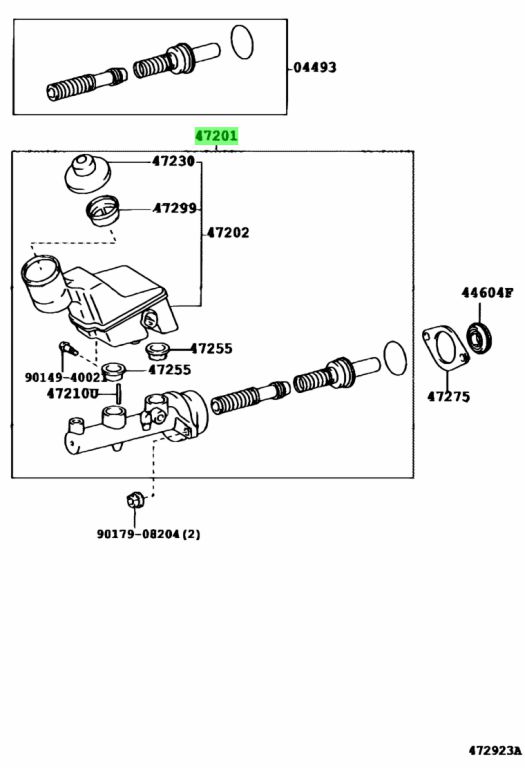 Buy Genuine Toyota A A Cylinder Sub Assy Brake Master Prices Fast