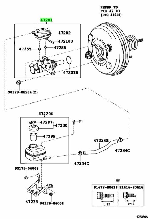 Buy Genuine Toyota 4720128710 (47201-28710) Cylinder Sub-Assy, Brake ...