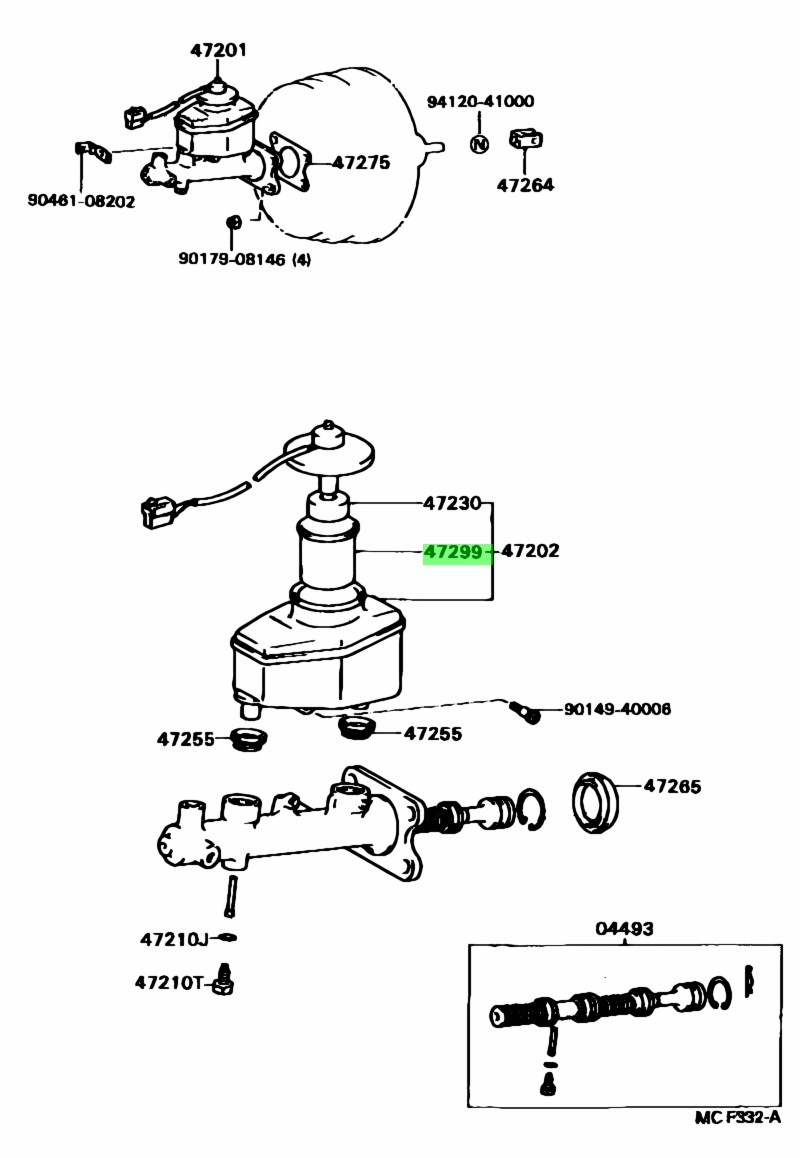Buy Genuine Toyota 4729932010 (47299-32010) Strainer, Master