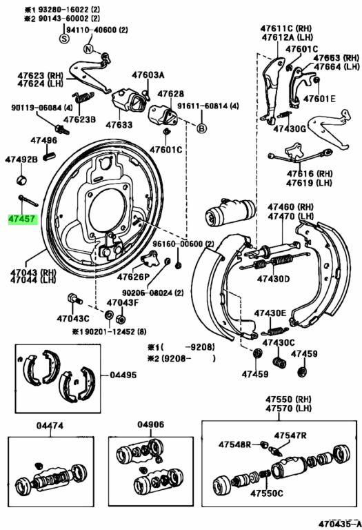 Toyota 47447 50010