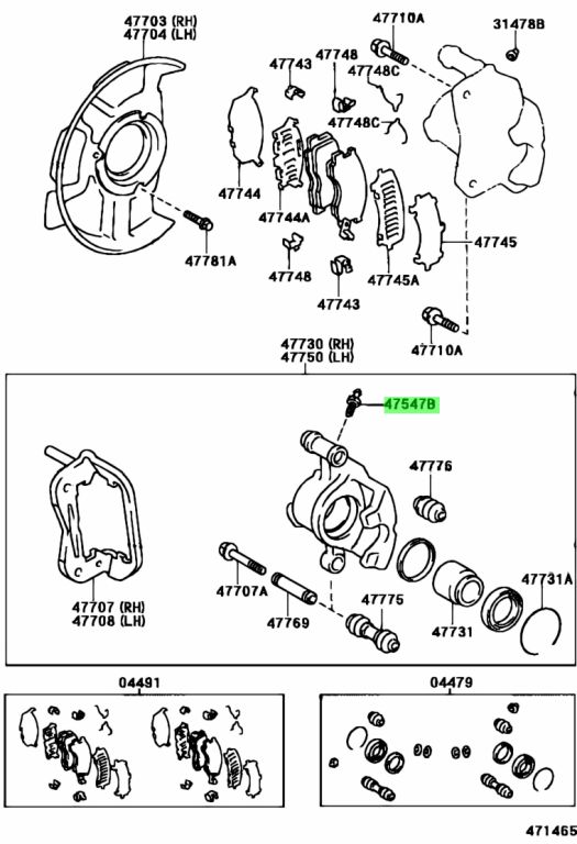 Toyota 47547 0d030