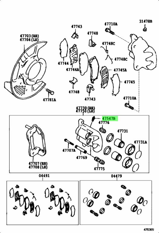 Toyota 47547 0d030