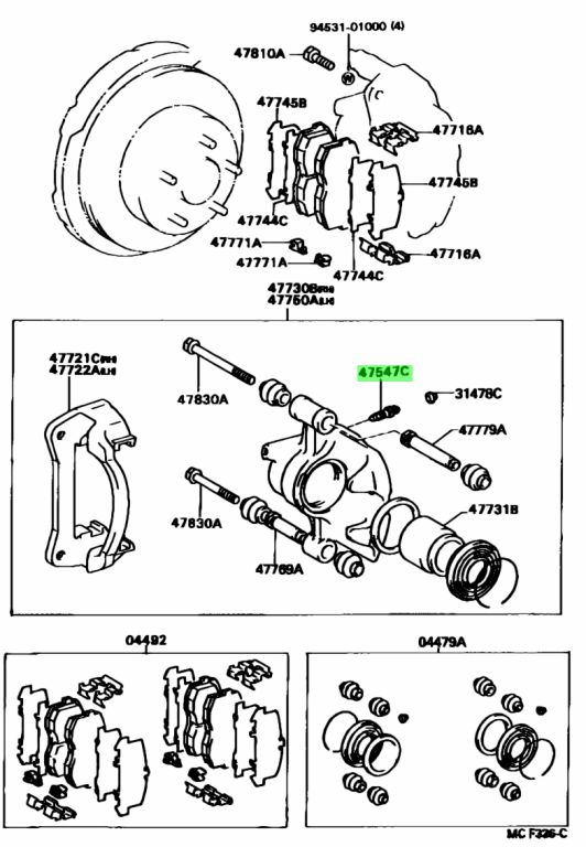 Toyota 47547 0d030