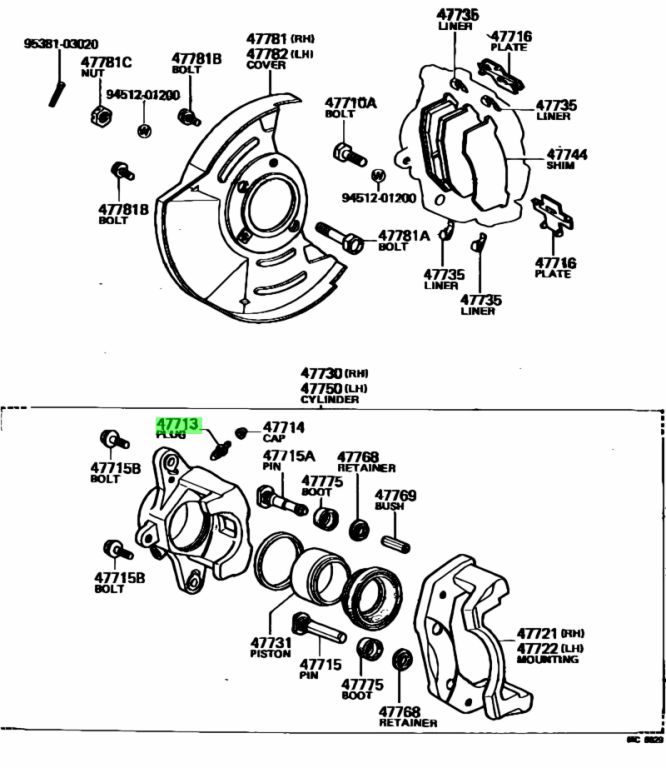 Toyota 47547 0d030