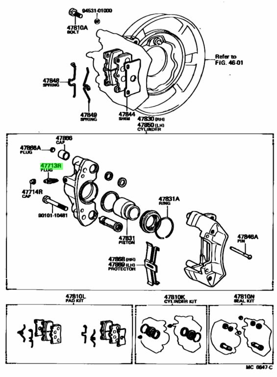 Toyota 47547 0d030