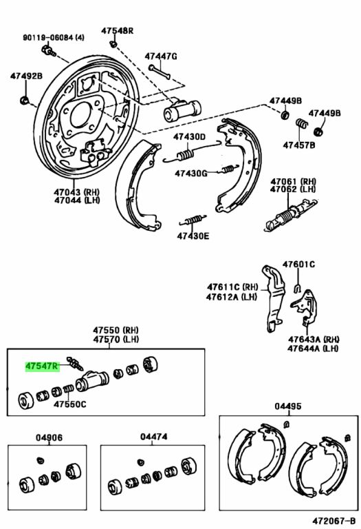 Toyota 47547 0d030