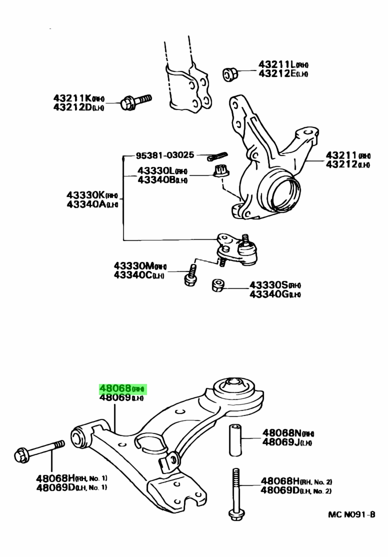 Toyota48068-20260(4806820260)