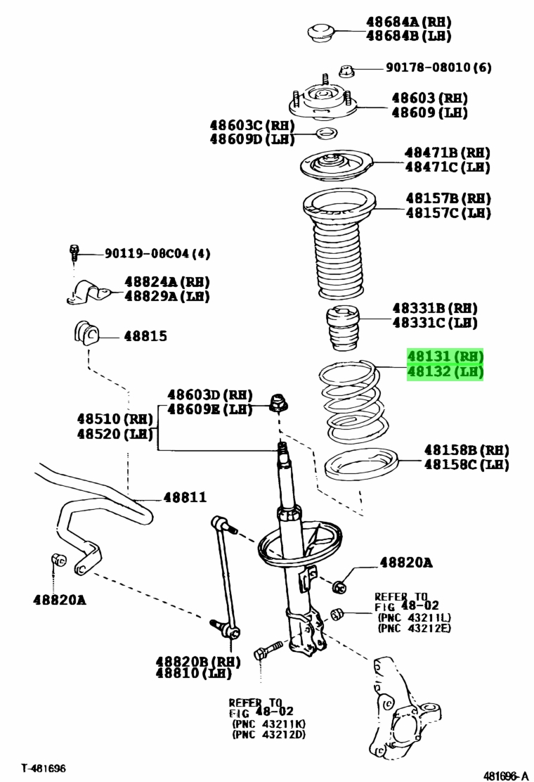 Toyota48131-1N550(481311N550)