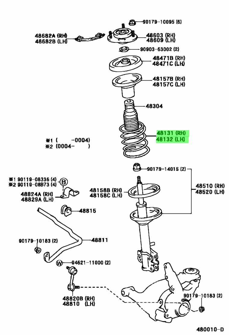 Toyota48131-44031(4813144031)