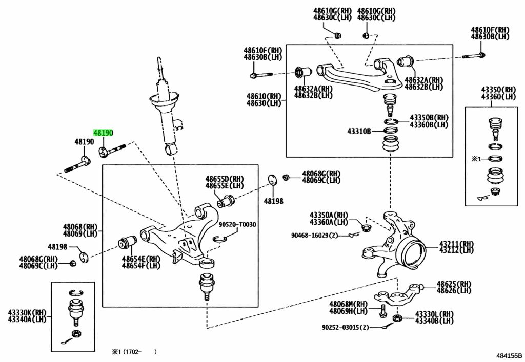 Buy Genuine Toyota 481900K040 (48190-0K040) Cam Assy, Camber Adjust ...