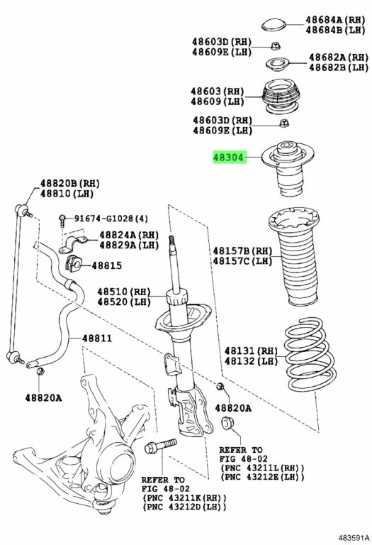 Buy Genuine Toyota 4830452050 (48304-52050) Bumper Sub-Assy, Front ...