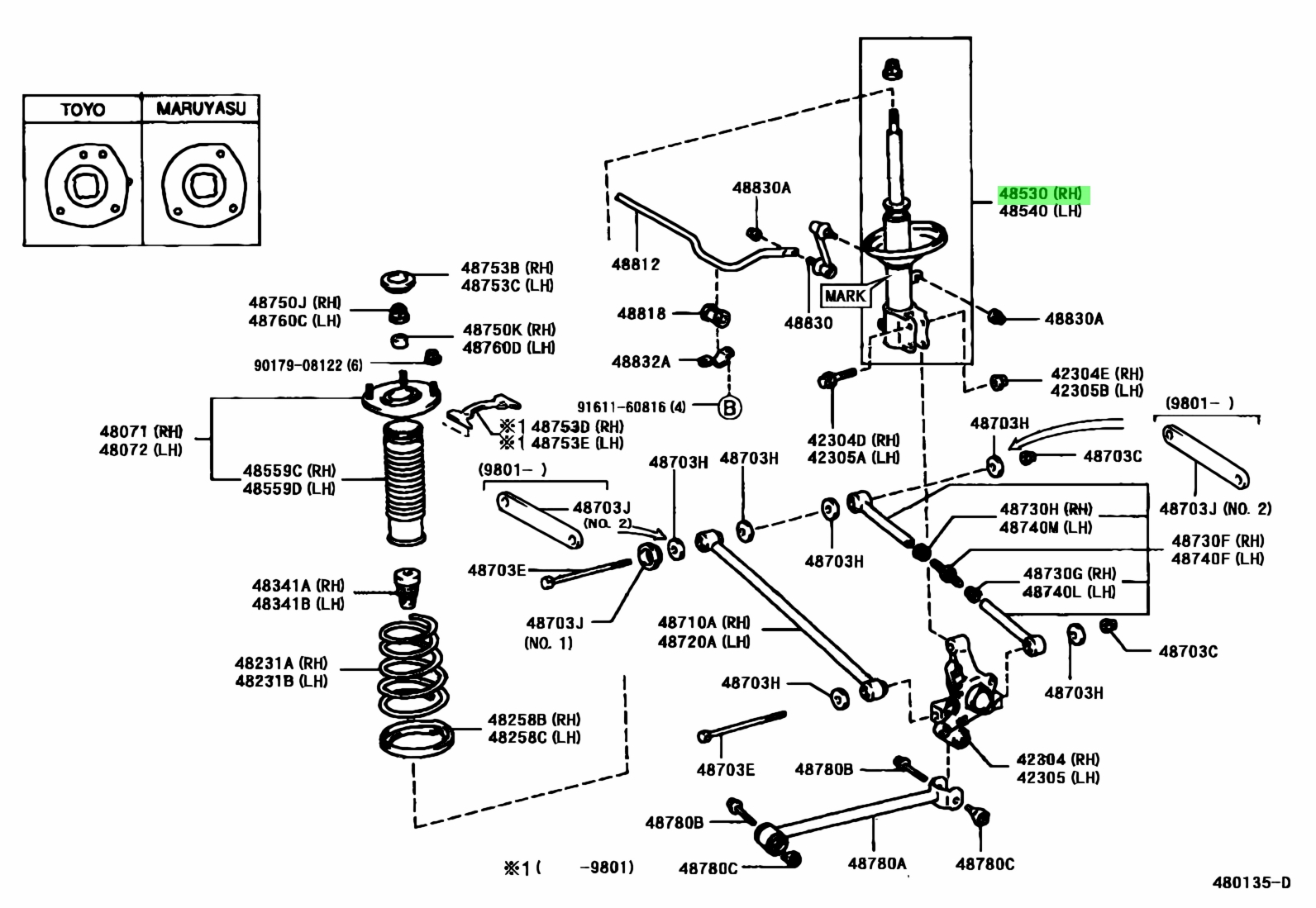 Toyota48530-80003(4853080003)