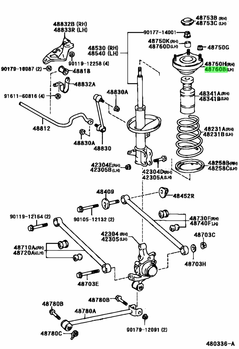 Toyota48760-32150(4876032150)