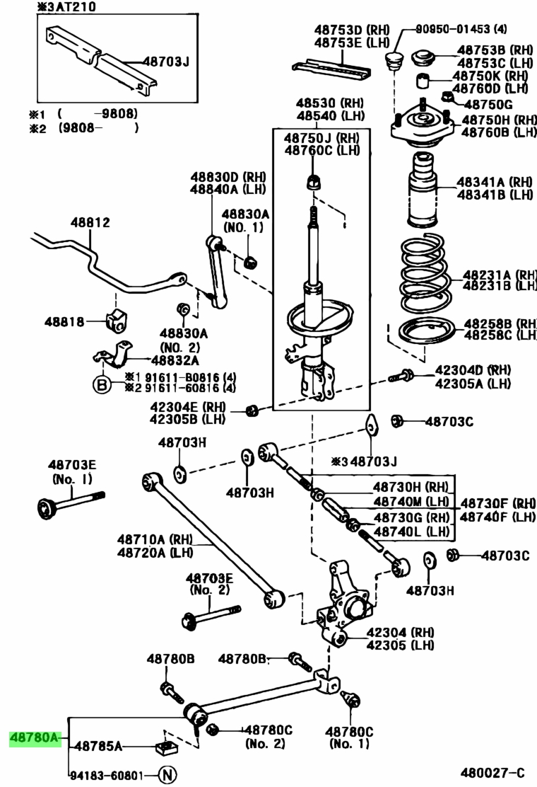 Toyota48780-20190(4878020190)