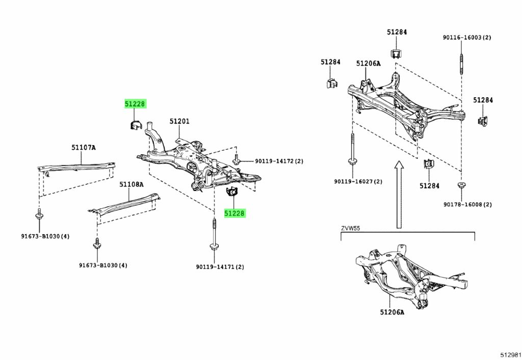 Buy Genuine Toyota 5122847010 (51228-47010) Plate, Suspension Member.  Prices, fast shipping, photos - Amayama