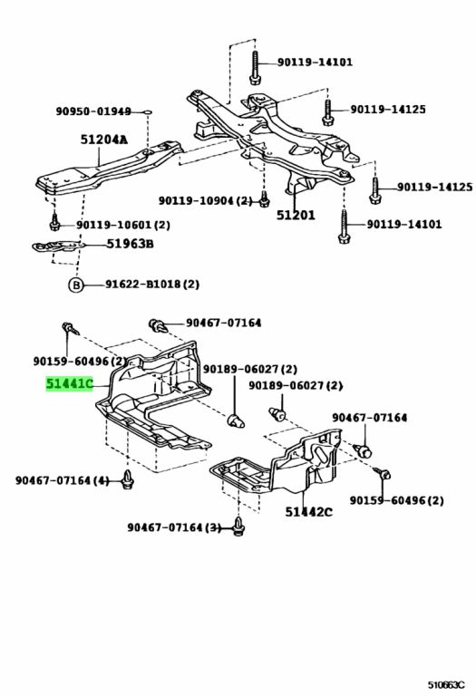 Toyota 51441 0t010