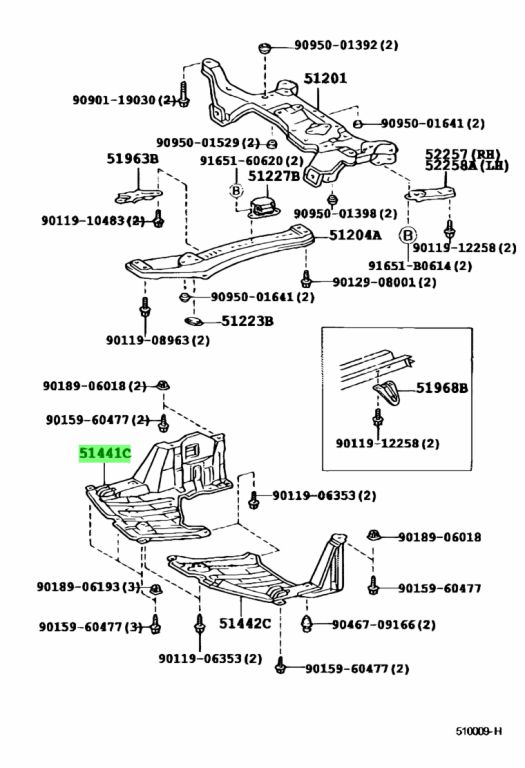 Toyota 51441 0t010