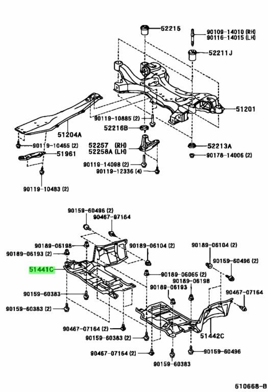 Toyota 51441 0t010