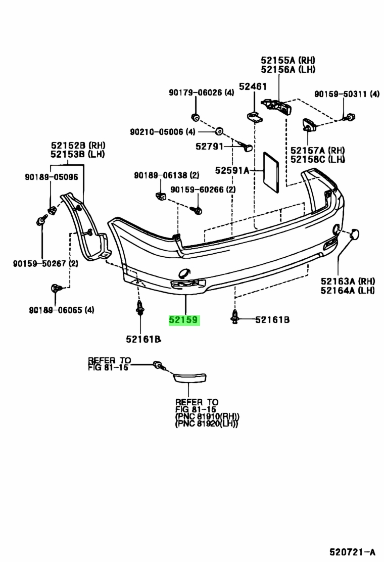 Toyota52159-44270-B0(5215944270B0)