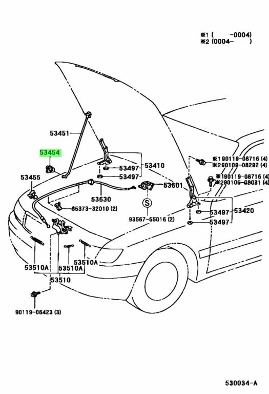 Toyota 53454 20020