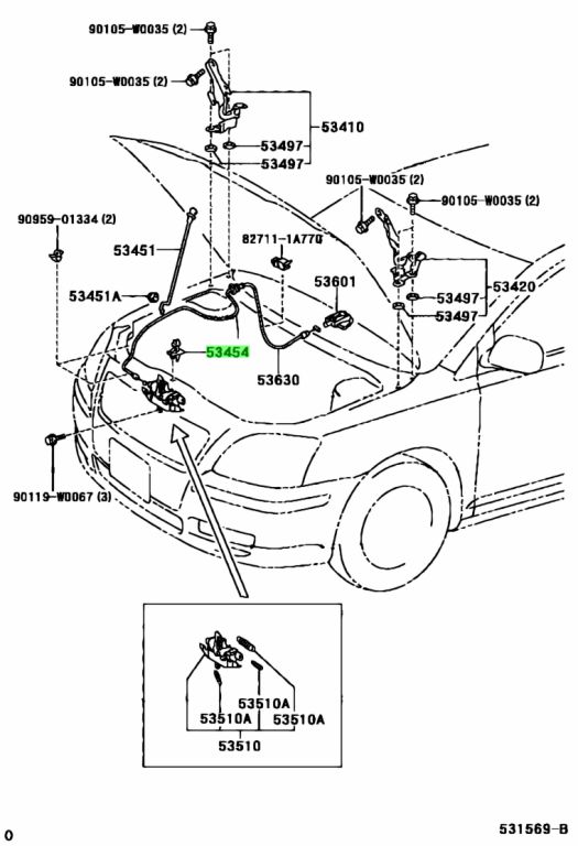 Toyota 53454 20020