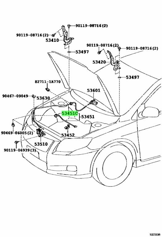 Toyota 53454 20020