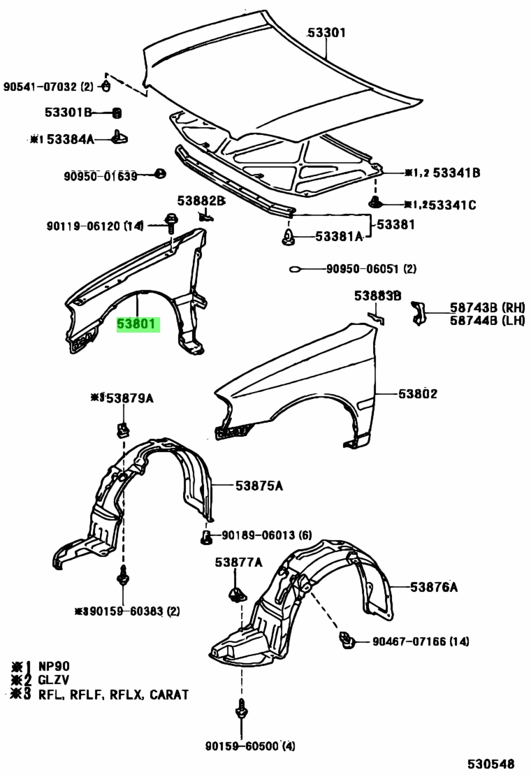 Toyota 53811 42270