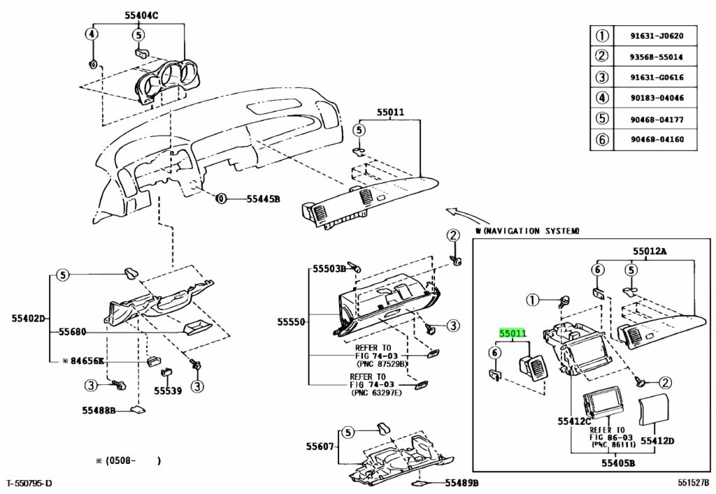 Buy Genuine Toyota 5501124060e0 (55011-24060-e0) Garnish Sub-assy 