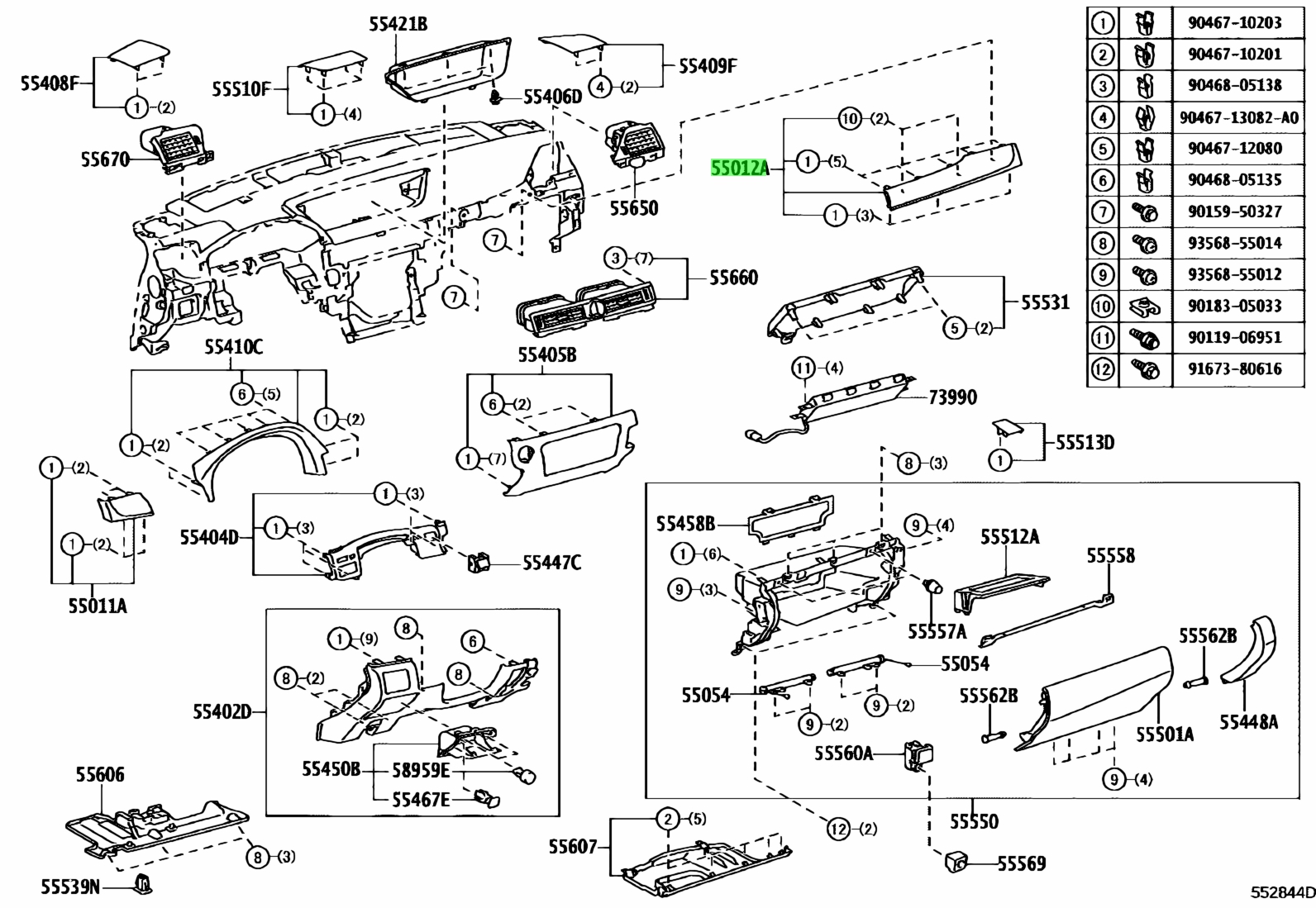 Buy Genuine Toyota B B Garnish Sub Assy