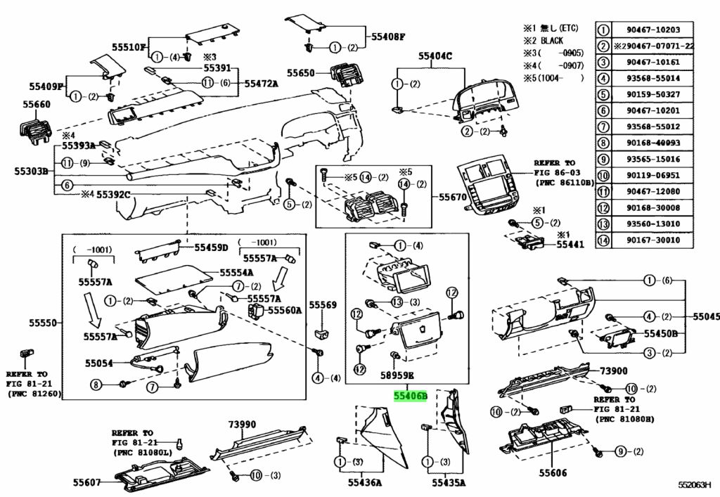 Toyota 55406 60360