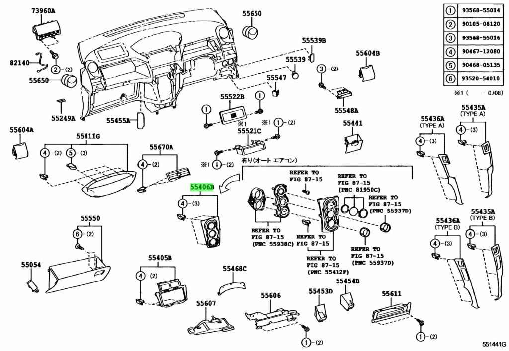 Toyota 55406 60360