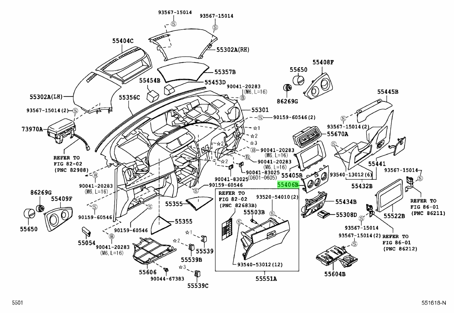 Toyota 55406 60360