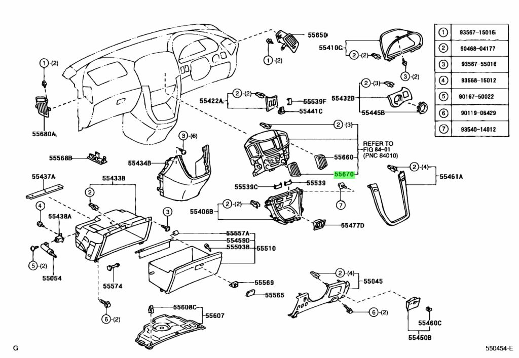 Buy Genuine Toyota 5567048010E0 (55670-48010-E0) Register Assy ...