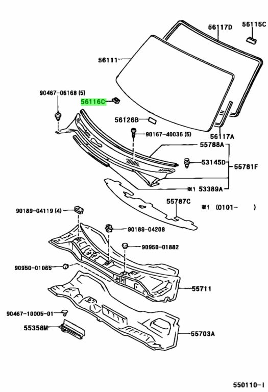 Toyota 17167 28060