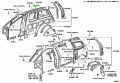 Genuine Toyota 6120128110 - RAIL, ROOF SIDE, OUTER RH