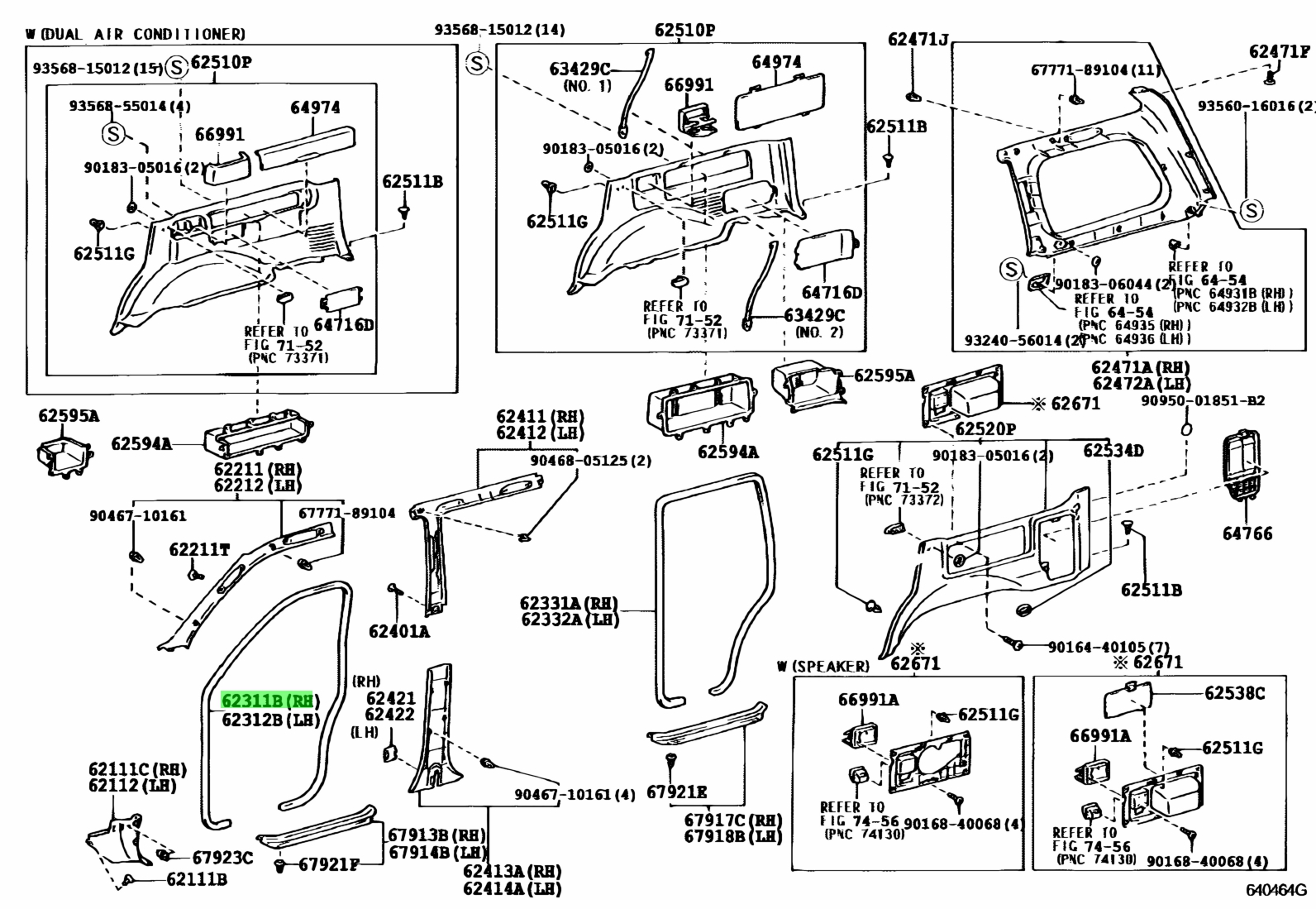 Buy Genuine Toyota 6231160131B1 (62311-60131-B1) Weatherstrip, Front ...