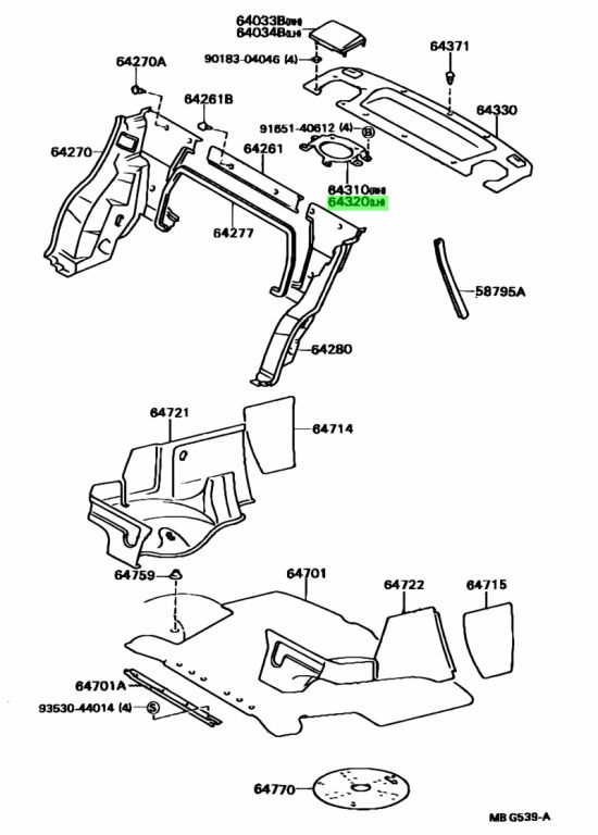 Toyota 16030 распиновка