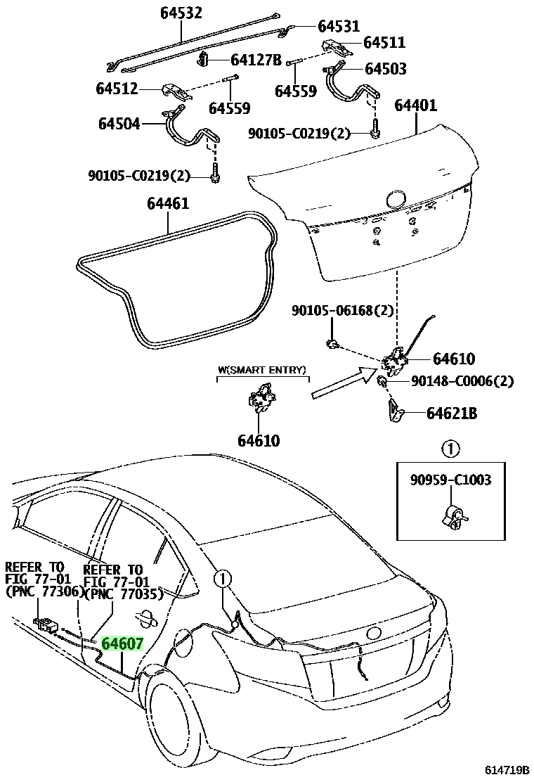 Buy Genuine Toyota D D Cable Sub Assy Luggage