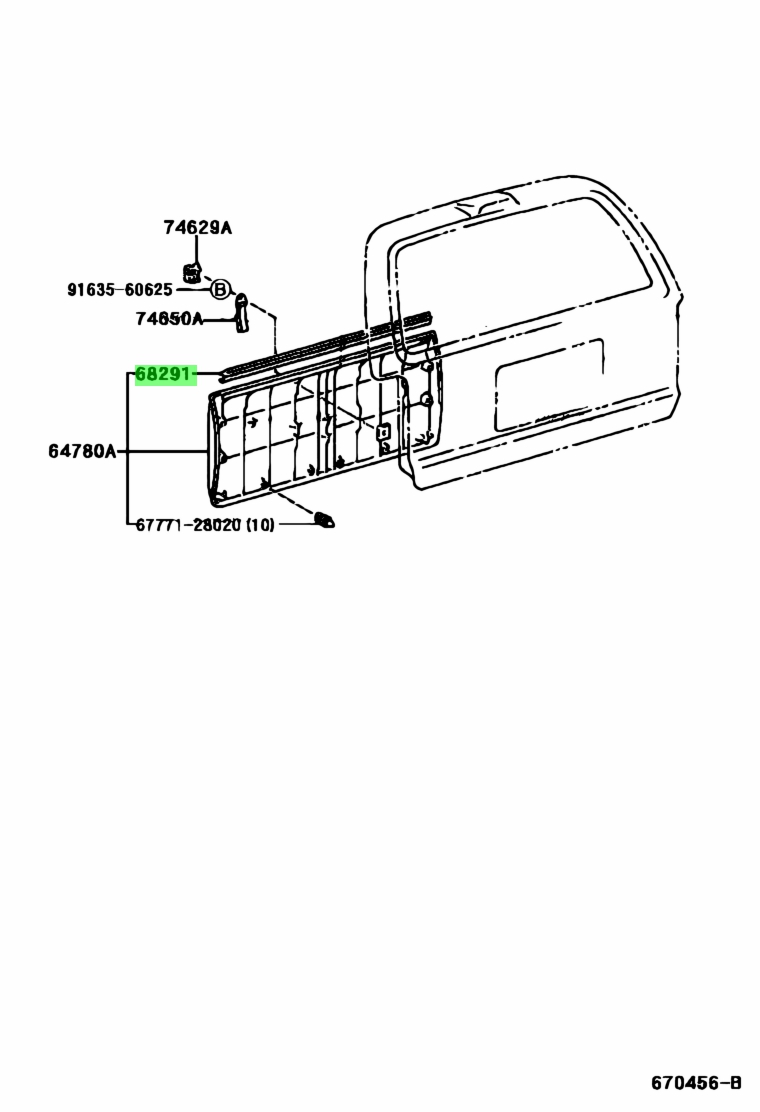 Toyota68291-35010(6829135010)