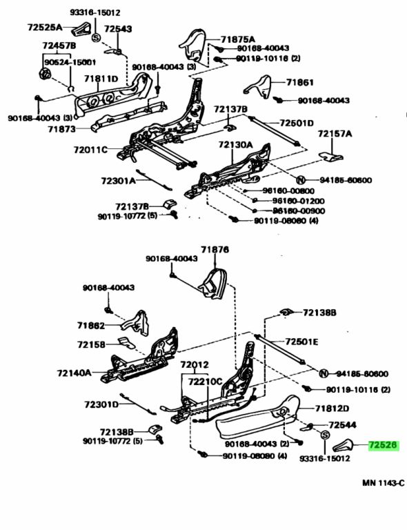 Toyota 72526 60090