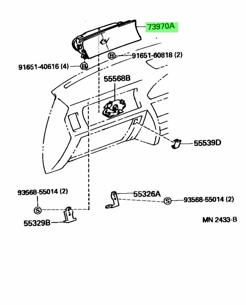 Купить toyota 7397039075e0 73970 39075 e0 air bag assy instrument